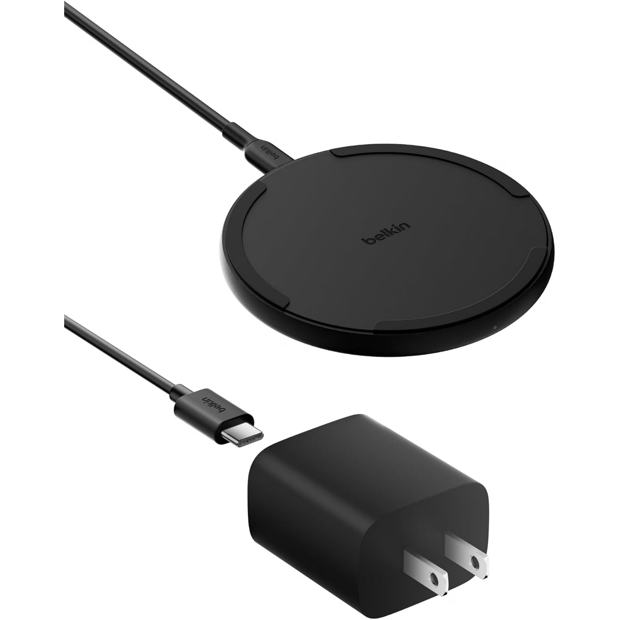 Belkin 15W Wireless Charging Pad – Qi Fast Charger for iPhone & Samsung Galaxy