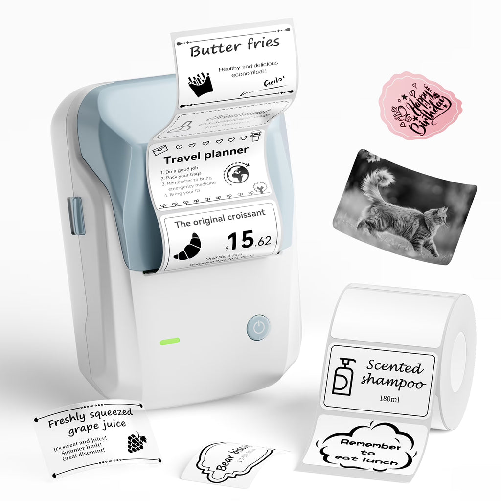 NIIMBOT B1 Bluetooth Label Maker – Portable 2-Inch Label Printer