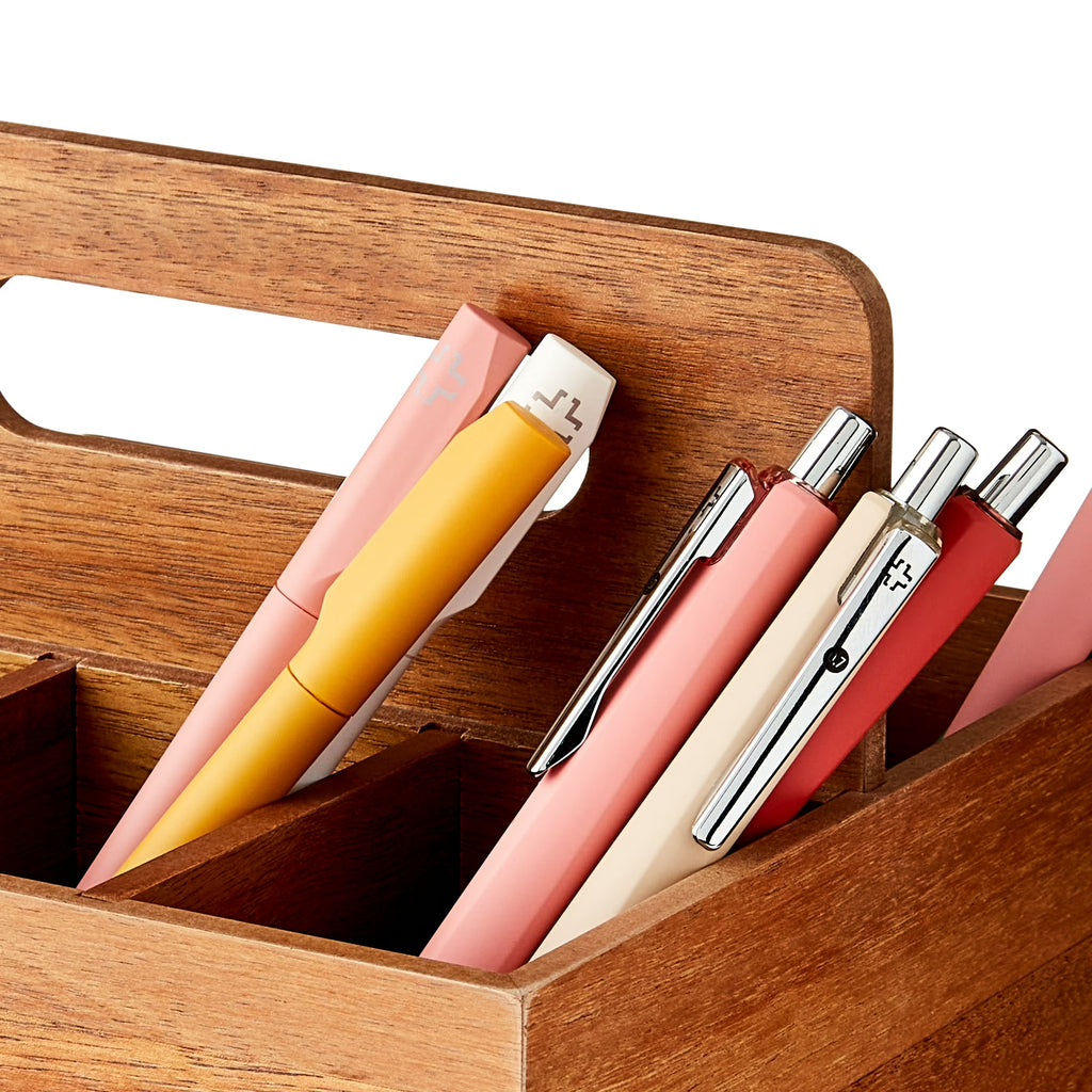 Pen+Gear Desktop Caddy – 6-Compartment Desk Organizer