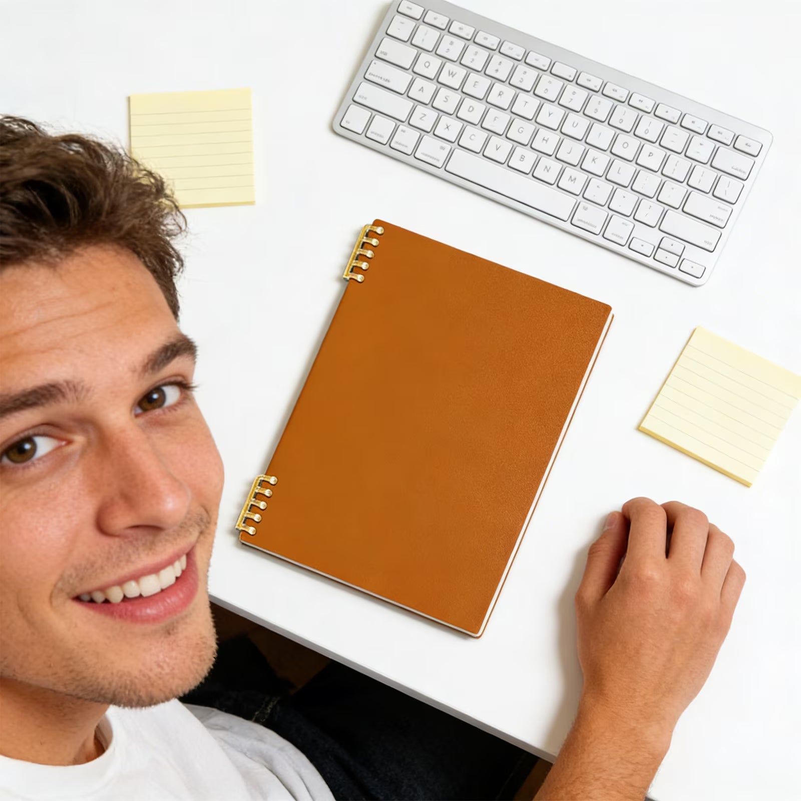 PoyoKee B5 Spiral Notebook – Detachable Ring Journal, 100 Pages
