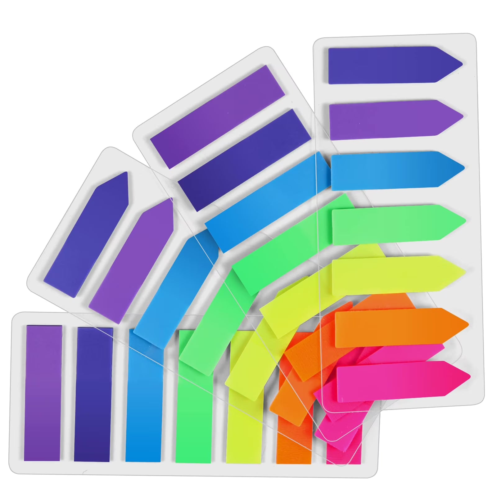 560-Piece Sticky Note Flags Set – Colorful Index Tabs & Page Markers