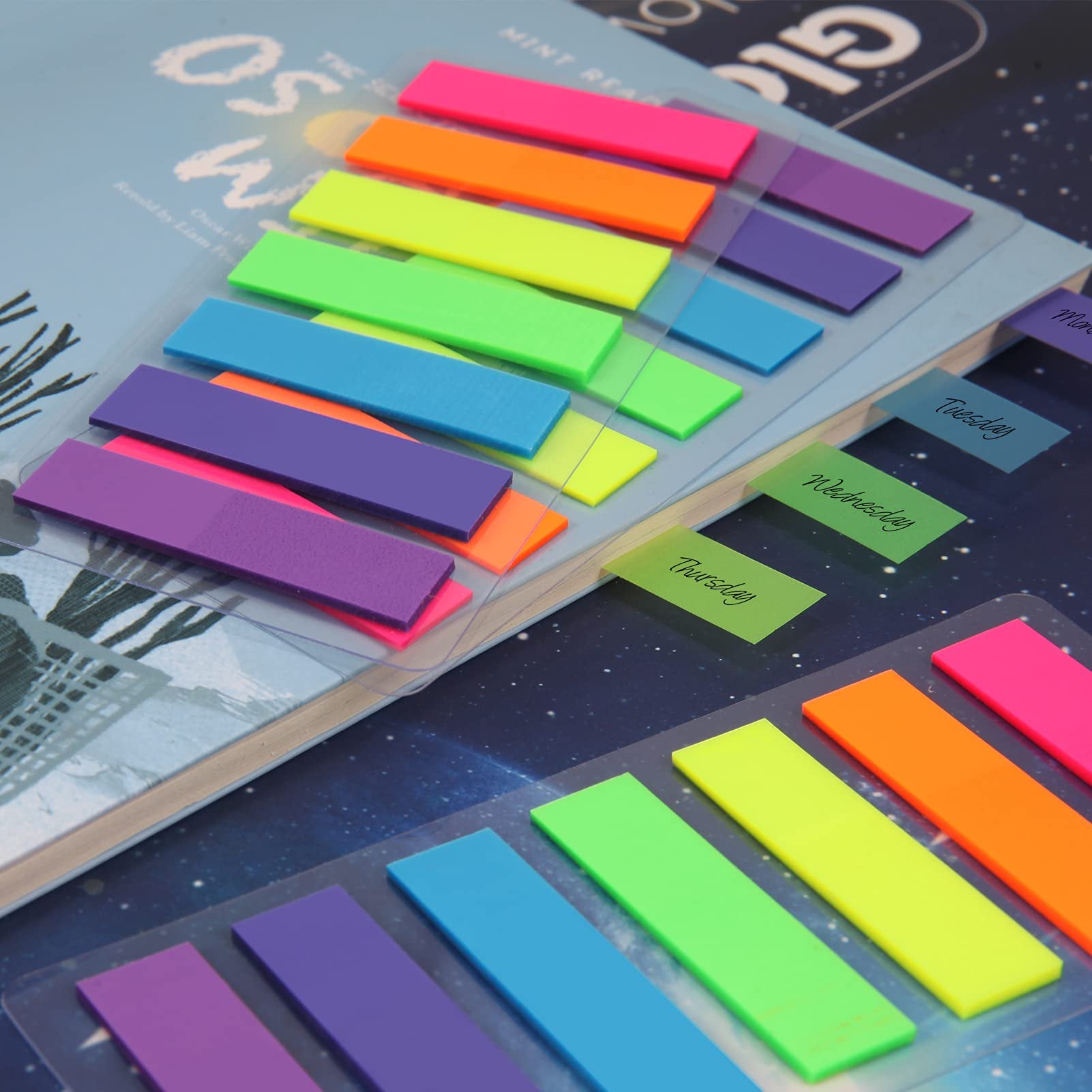 560-Piece Sticky Note Flags Set – Colorful Index Tabs & Page Markers