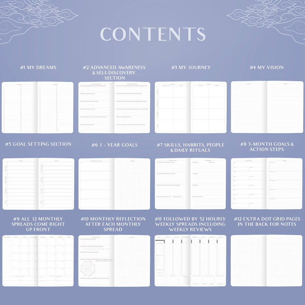 LEGEND PLANNER Hourly Planner & Appointment Book – 120 Pages, Periwinkle